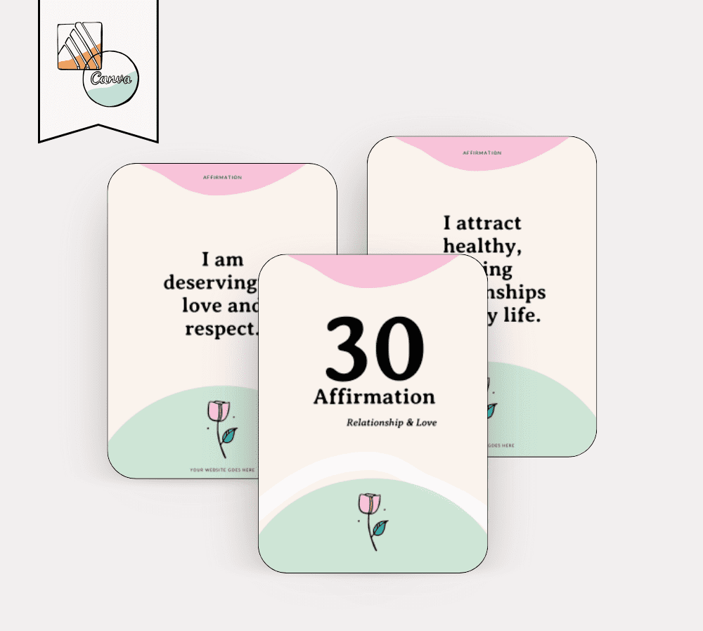 Relationship & Love Affirmation Cards: 30 Powerful Prompts for Healthy, Loving Connections