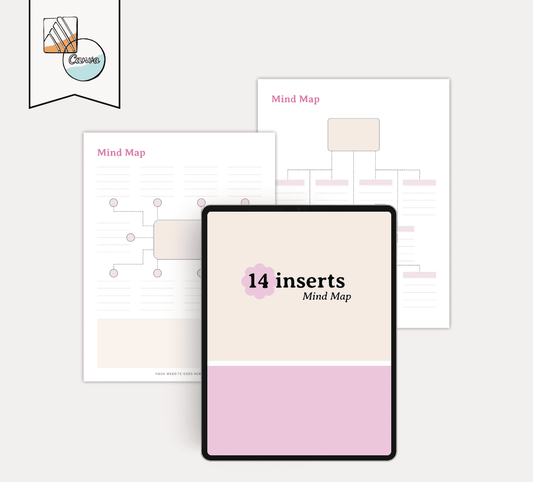 Mind Map Inserts: 14 Creative Templates to Organise Ideas & Plan Projects