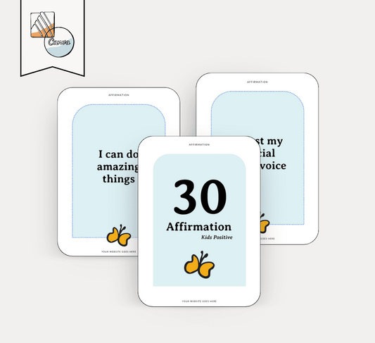 Kids Positive Affirmation Cards: 30 Uplifting Messages to Boost Confidence & Mindset