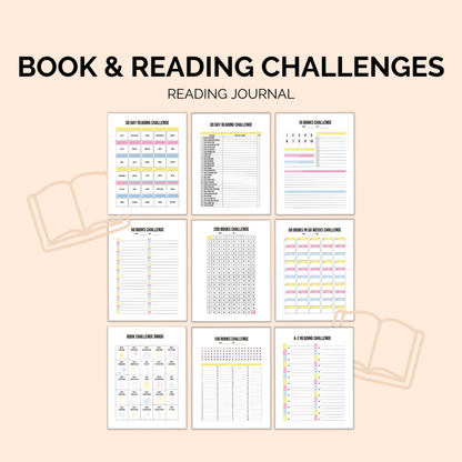 Reading Journal Printable | Book Log & Review Planner