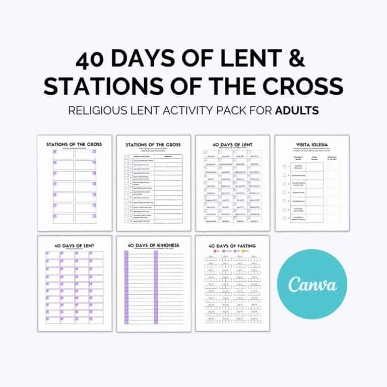 Religious Lent Activities – Product Suite