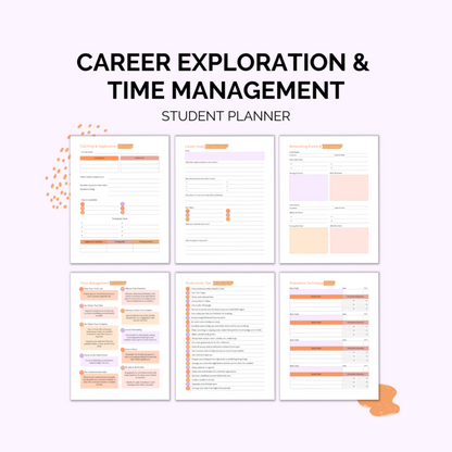 Student Planner Printable | Study, Life & College Organizer