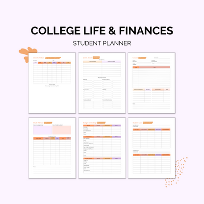 Student Planner Printable | Study, Life & College Organizer