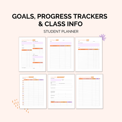 Student Planner Printable | Study, Life & College Organizer