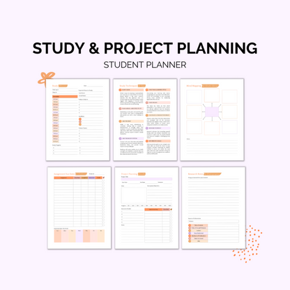 Student Planner Printable | Study, Life & College Organizer