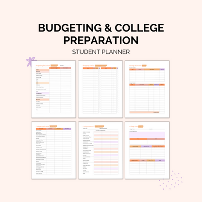Student Planner Printable | Study, Life & College Organizer