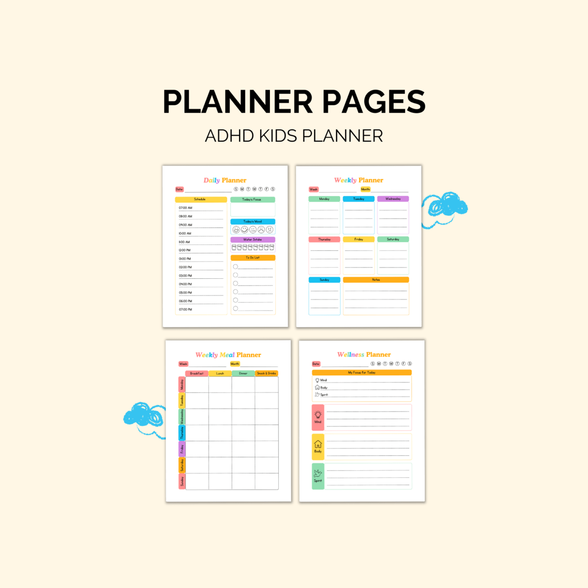 ADHD Kids Planner: Empowering Routines for Focused Minds Kids plannerInkstagram StudioADHD Kids Planner: Empowering Routines for Focused MindsADHD Kids Planner: Empowering Routines for Focused MindsKids planner