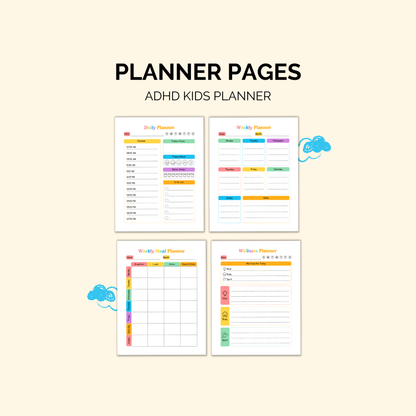 ADHD Kids Planner: Empowering Routines for Focused Minds Kids plannerInkstagram StudioADHD Kids Planner: Empowering Routines for Focused MindsADHD Kids Planner: Empowering Routines for Focused MindsKids planner