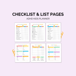 ADHD Kids Planner: Empowering Routines for Focused Minds Kids plannerInkstagram StudioADHD Kids Planner: Empowering Routines for Focused MindsADHD Kids Planner: Empowering Routines for Focused MindsKids planner