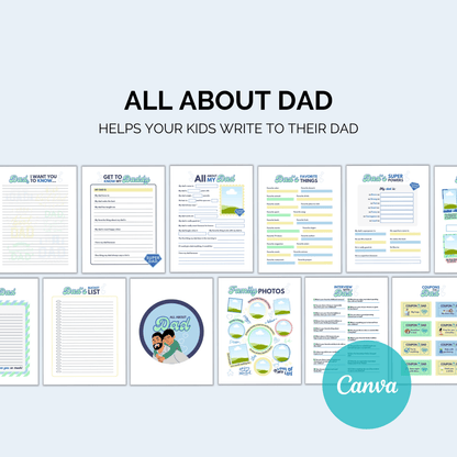 All About Dad Journal: Celebrate Dad’s Journey Kids plannerInkstagram StudioAll About Dad Journal: Celebrate Dad’s JourneyAll About Dad Journal: Celebrate Dad’s JourneyKids planner
