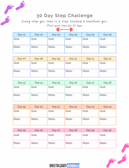 All - in - One Fitness Planner: Achieve Your Health Goals with Complete Workout and Wellness Tracking Fitness programsInkstagram studioAll - in - One Fitness Planner: Achieve Your Health Goals with Complete Workout and Wellness TrackingAll - in - One Fitness Planner featuring 30 - day step challenge for tracking goals and progress.Fitness programs