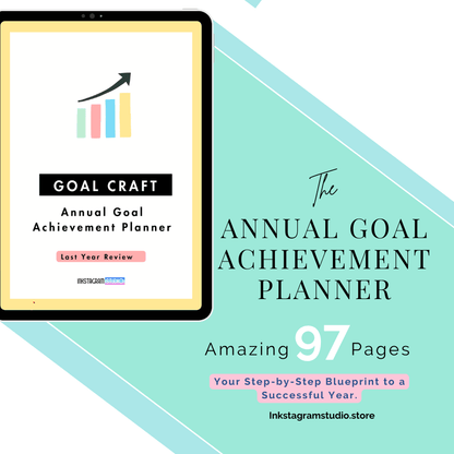 Annual Goal Achievement Planner: Your Roadmap to Success Goal setting plannerInkstagram studioAnnual Goal Achievement Planner: Your Roadmap to SuccessAnnual Goal Achievement Planner: Your Roadmap to SuccessGoal setting planner