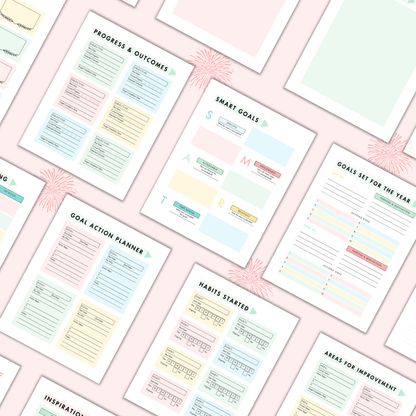 Annual Goal Achievement Planner: Your Roadmap to Success Goal setting plannerInkstagram StudioAnnual Goal Achievement Planner: Your Roadmap to SuccessAnnual Goal Achievement Planner: Your Roadmap to SuccessGoal setting planner