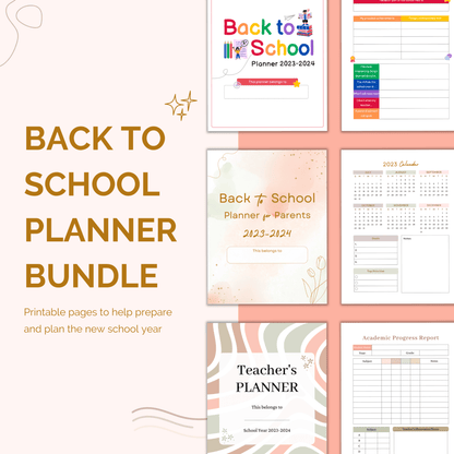 Back to School Planner Bundle: Kids, Parents, & Teachers Educational plannerInkstagram StudioBack to School Planner Bundle: Kids, Parents, & TeachersBack to School Planner Bundle: Kids, Parents, & TeachersEducational planner