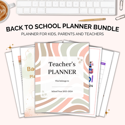 Back to School Planner Bundle: Kids, Parents, & Teachers Educational plannerInkstagram StudioBack to School Planner Bundle: Kids, Parents, & TeachersBack to School Planner Bundle: Kids, Parents, & TeachersEducational planner