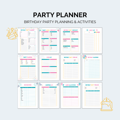 Birthday Party Games & Activities Planner: Your Ultimate Fun - Filled Celebration Guide Kids plannerInkstagram StudioBirthday Party Games & Activities Planner: Your Ultimate Fun - Filled Celebration GuideBirthday Party Games & Activities Planner: Your Ultimate Fun - Filled Celebration GuideKids planner