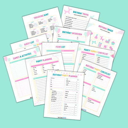 Birthday Party Games & Activities Planner: Your Ultimate Fun - Filled Celebration Guide Kids plannerInkstagram studioBirthday Party Games & Activities Planner: Your Ultimate Fun - Filled Celebration GuideBirthday Party Games & Activities Planner: Your Ultimate Fun - Filled Celebration GuideKids planner