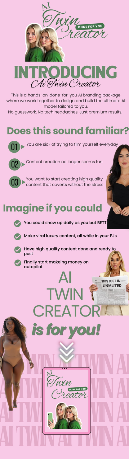 AI Twin Creator| Done-for-You AI Twin Setup