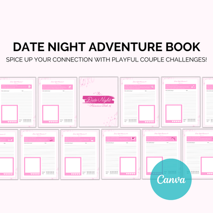 Date Night Adventures Booklet: Fun Ideas for Memorable Moments Adventures BookletInkstagram StudioDate Night Adventures Booklet: Fun Ideas for Memorable MomentsDate Night Adventures Booklet: Fun Ideas for Memorable MomentsAdventures Booklet