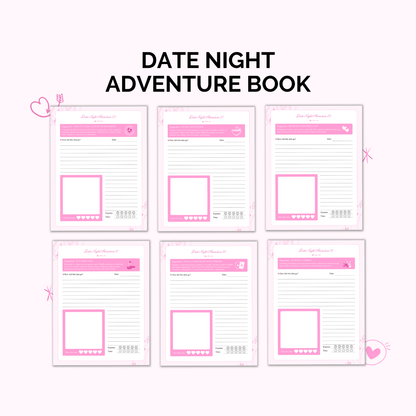 Date Night Adventures Booklet: Fun Ideas for Memorable Moments Adventures BookletInkstagram StudioDate Night Adventures Booklet: Fun Ideas for Memorable MomentsDate Night Adventures Booklet: Fun Ideas for Memorable MomentsAdventures Booklet