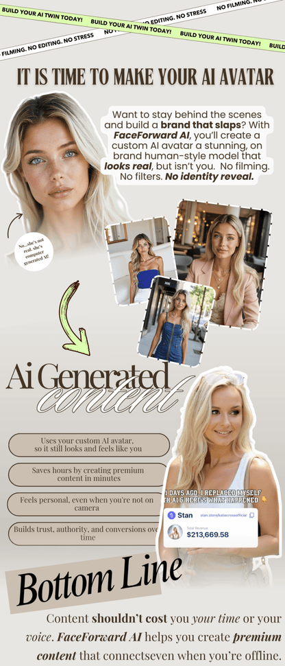 ✨ FaceForward AI™: Build Your AI Twin & Let It Do the Work ✨ Inkstagram Studio✨ FaceForward AI™: Build Your AI Twin & Let It Do the Work ✨✨ FaceForward AI™: Build Your AI Twin & Let It Do the Work ✨