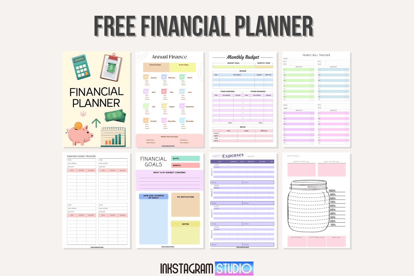 FREE Financial Planner: Manage Every Dollar with Ease FinancialInkstagram studioFREE Financial Planner: Manage Every Dollar with EaseFREE Financial Planner: Manage Every Dollar with EaseFinancial