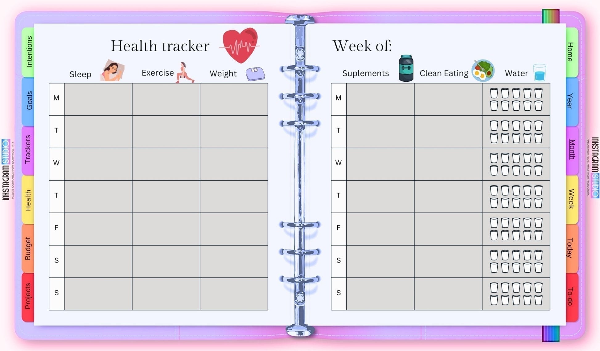 FREE Ultimate Essentials Digital Planner – Your All - in - One FREE Organizer for 2025! all in one PlannerInkstagram studioFREE Ultimate Essentials Digital Planner – Your All - in - One FREE Organizer for 2025!The Ultimate Essentials Digital Planner featuring weekly health tracker pages.all in one Planner