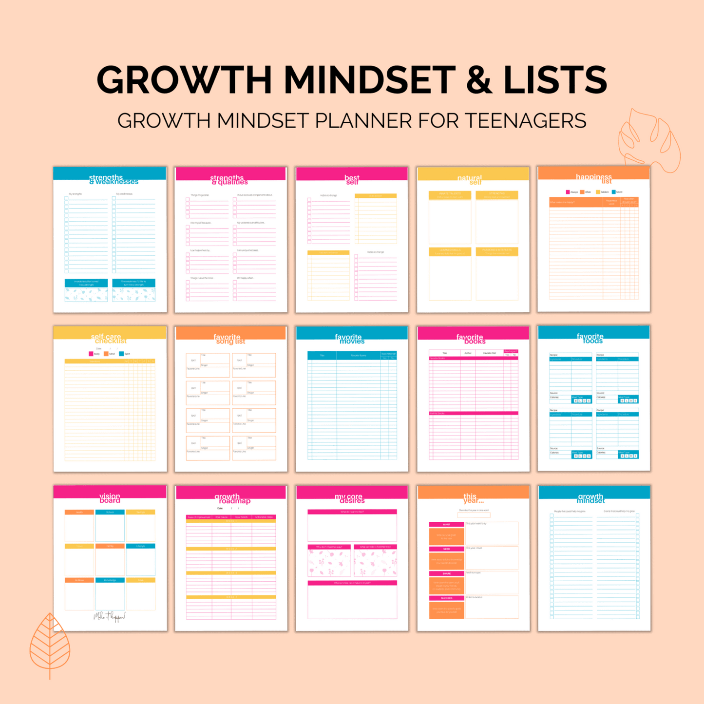 Growth Mindset Journal: Unlock Your Full Potential with Positive Thinking and Daily Reflection Kids plannerInkstagram StudioGrowth Mindset Journal: Unlock Your Full Potential with Positive Thinking and Daily ReflectionGrowth Mindset Journal: Unlock Your Full Potential with Positive Thinking and Daily ReflectionKids planner