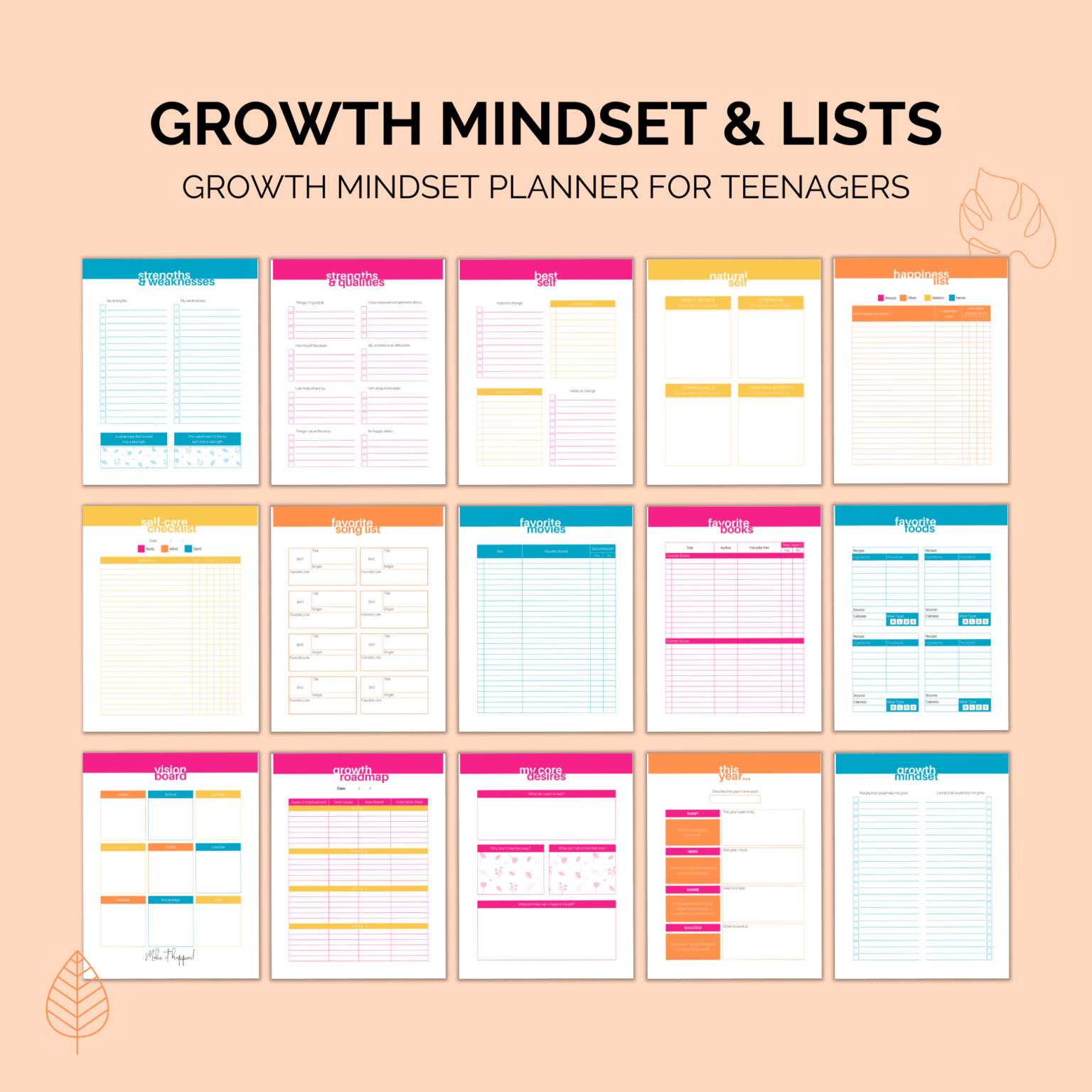 Growth Mindset Journal: Unlock Your Full Potential with Positive Thinking and Daily Reflection Kids plannerInkstagram StudioGrowth Mindset Journal: Unlock Your Full Potential with Positive Thinking and Daily ReflectionGrowth Mindset Journal: Unlock Your Full Potential with Positive Thinking and Daily ReflectionKids planner