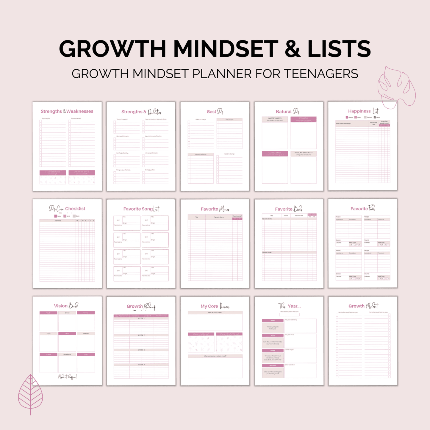 Growth Mindset Journal: Unlock Your Full Potential with Positive Thinking and Daily Reflection Kids plannerInkstagram StudioGrowth Mindset Journal: Unlock Your Full Potential with Positive Thinking and Daily ReflectionGrowth Mindset Journal: Unlock Your Full Potential with Positive Thinking and Daily ReflectionKids planner