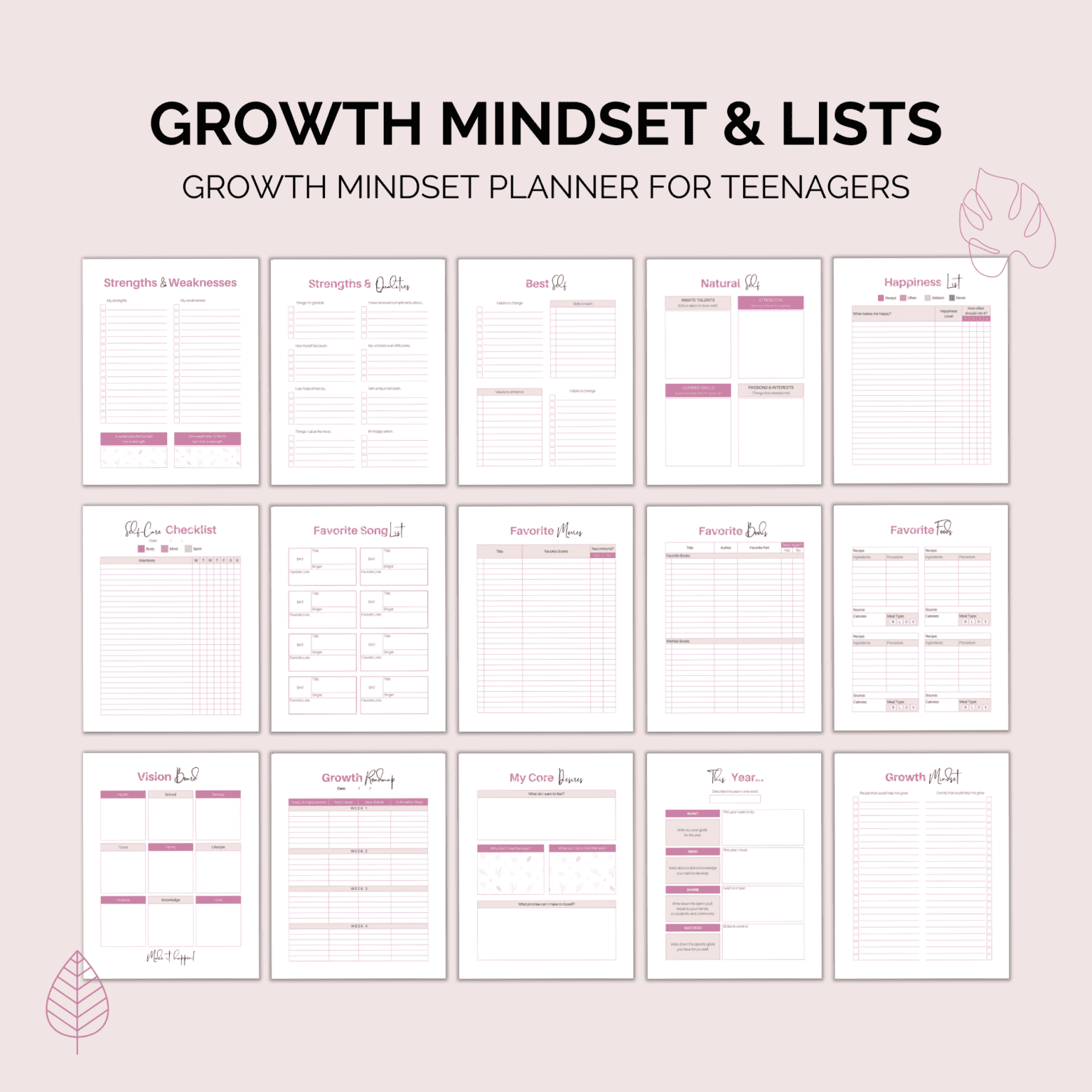 Growth Mindset Journal: Unlock Your Full Potential with Positive Thinking and Daily Reflection Kids plannerInkstagram StudioGrowth Mindset Journal: Unlock Your Full Potential with Positive Thinking and Daily ReflectionGrowth Mindset Journal: Unlock Your Full Potential with Positive Thinking and Daily ReflectionKids planner