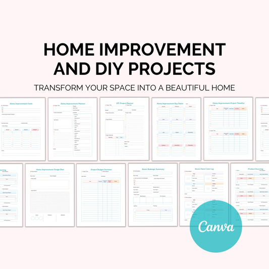 Home Improvement Planner: Plan, Budget & Transform Your Space Home improvementInkstagram StudioHome Improvement Planner: Plan, Budget & Transform Your SpaceHome Improvement Planner: Plan, Budget & Transform Your SpaceHome improvement