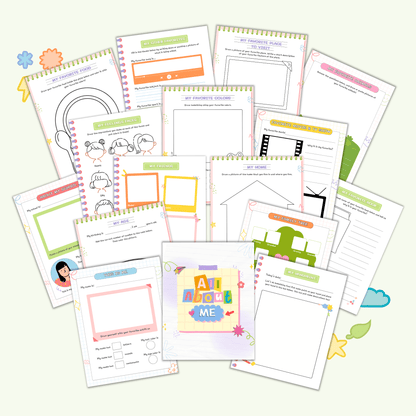 Kids "All About Me" Scrapbook: A Fun & Creative Memory Book for Kids Kids plannerInkstagram StudioKids "All About Me" Scrapbook: A Fun & Creative Memory Book for KidsKids "All About Me" Scrapbook: A Fun & Creative Memory Book for KidsKids planner