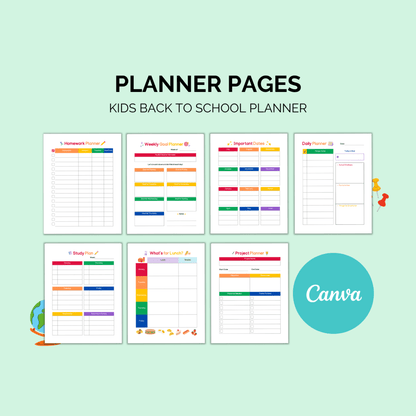 Kids Back to School Planner: Empower Your School Year Kids plannerInkstagram StudioKids Back to School Planner: Empower Your School YearKids Back to School Planner: Empower Your School YearKids planner