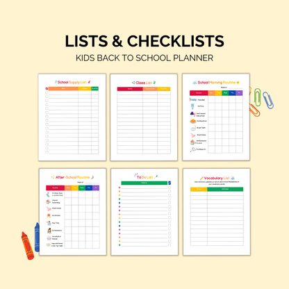 Kids Back to School Planner: Empower Your School Year Kids plannerInkstagram StudioKids Back to School Planner: Empower Your School YearKids Back to School Planner: Empower Your School YearKids planner