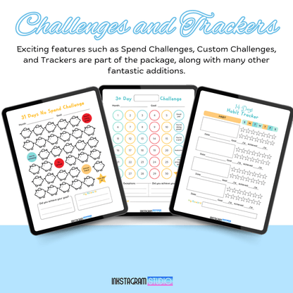 Kids Digital Planner | Boys & Girls Versions | Fun, Organized & Engaging Kids plannerInkstagram studioKids Digital Planner | Boys & Girls Versions | Fun, Organized & EngagingKids Digital Planner with challenges and trackers for habit - building and organization.Kids planner
