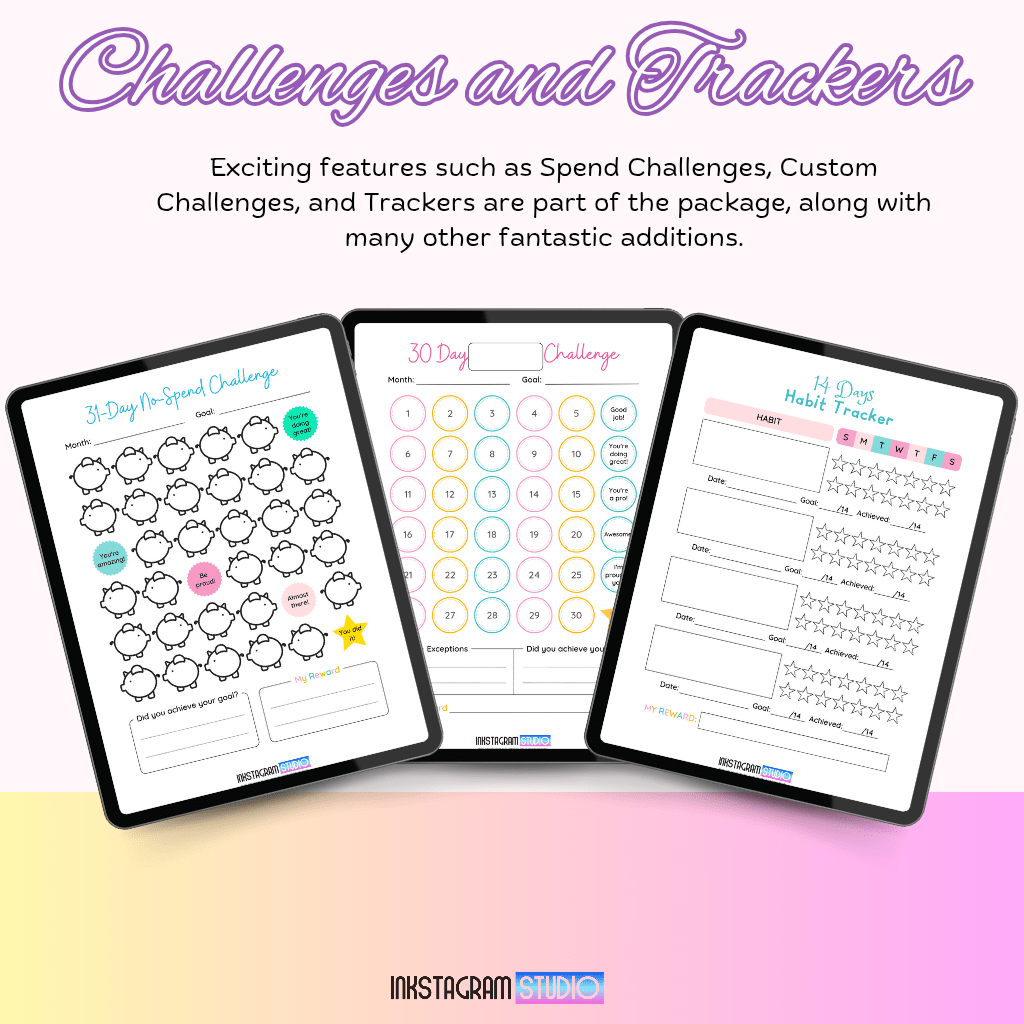 Kids Digital Planner | Boys & Girls Versions | Fun, Organized & Engaging Kids plannerInkstagram studioKids Digital Planner | Boys & Girls Versions | Fun, Organized & EngagingKids digital planner with challenges and trackers for organization and habit building.Kids planner