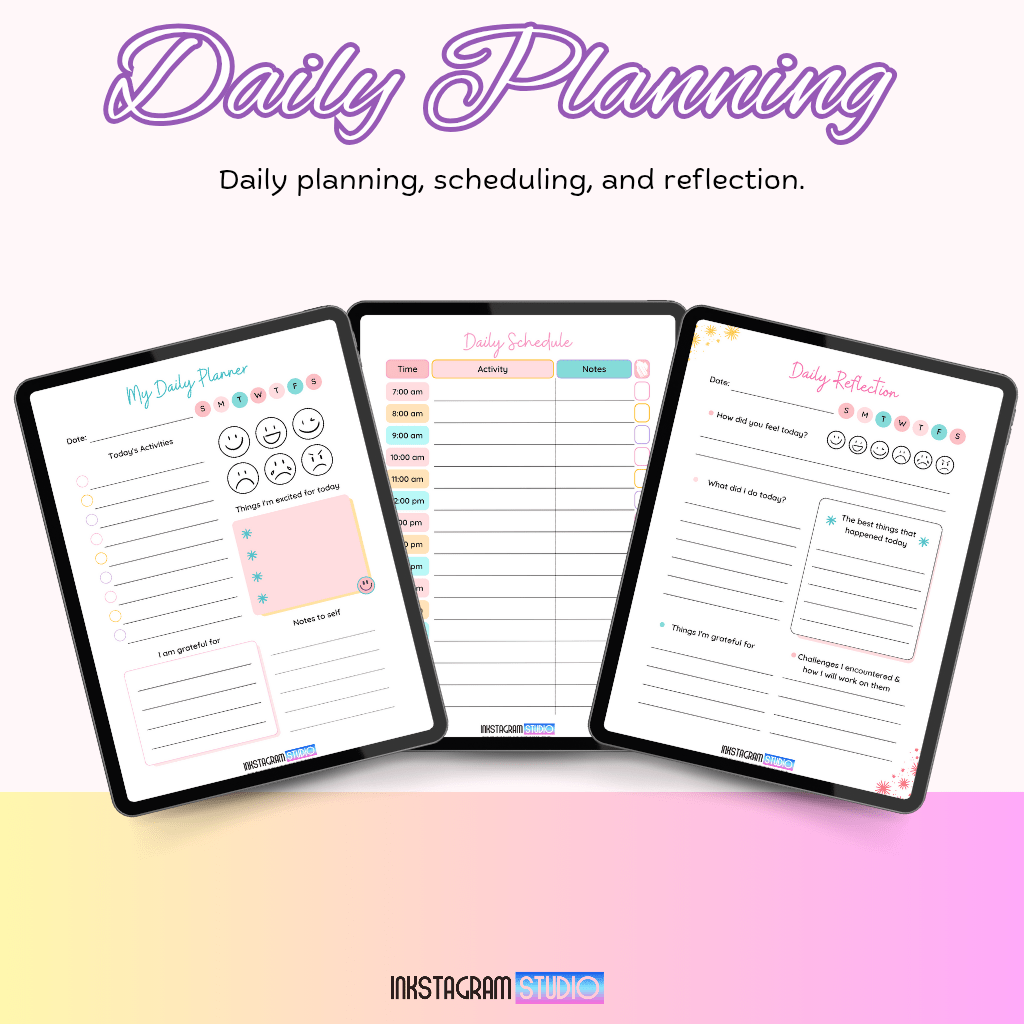 Kids Digital Planner | Boys & Girls Versions | Fun, Organized & Engaging Kids plannerInkstagram studioKids Digital Planner | Boys & Girls Versions | Fun, Organized & EngagingKids Digital Planner for organization and habit building with fun, engaging pages.Kids planner