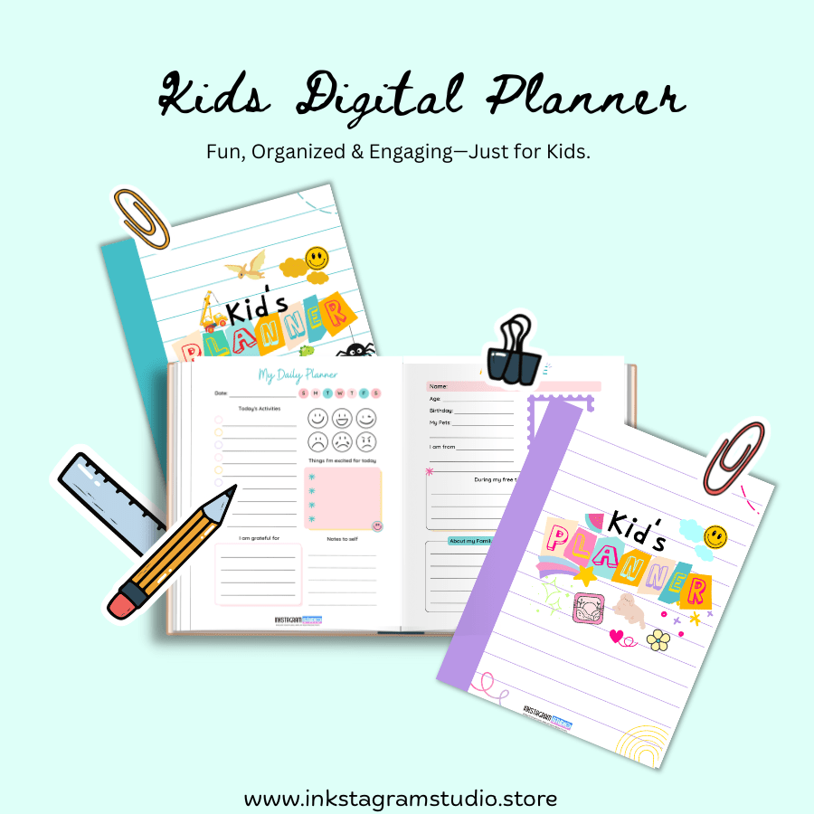 Kids Digital Planner | Boys & Girls Versions | Fun, Organized & Engaging Kids plannerInkstagram studioKids Digital Planner | Boys & Girls Versions | Fun, Organized & EngagingKids Digital Planner | Boys & Girls Versions | Fun, Organized & EngagingKids planner