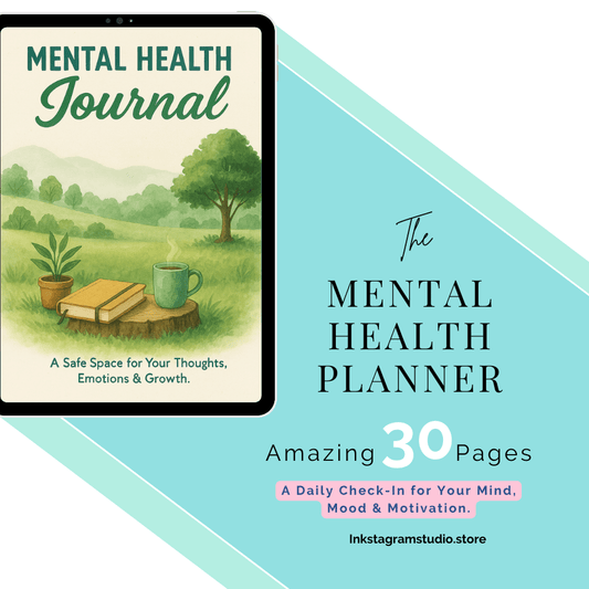 Mental Health Planner: Your Guide to Wellness Mental healthInkstagram studioMental Health Planner: Your Guide to WellnessMental Health Planner: Your Guide to WellnessMental health