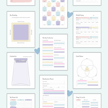 Mindfulness Journal Printable | Self-Care & Reflection Pages