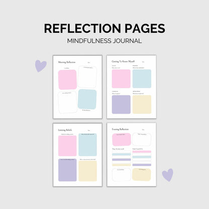 Mindfulness Journal Printable | Self-Care & Reflection Pages