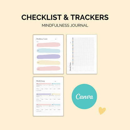 Mindfulness Journal Printable | Self-Care & Reflection Pages