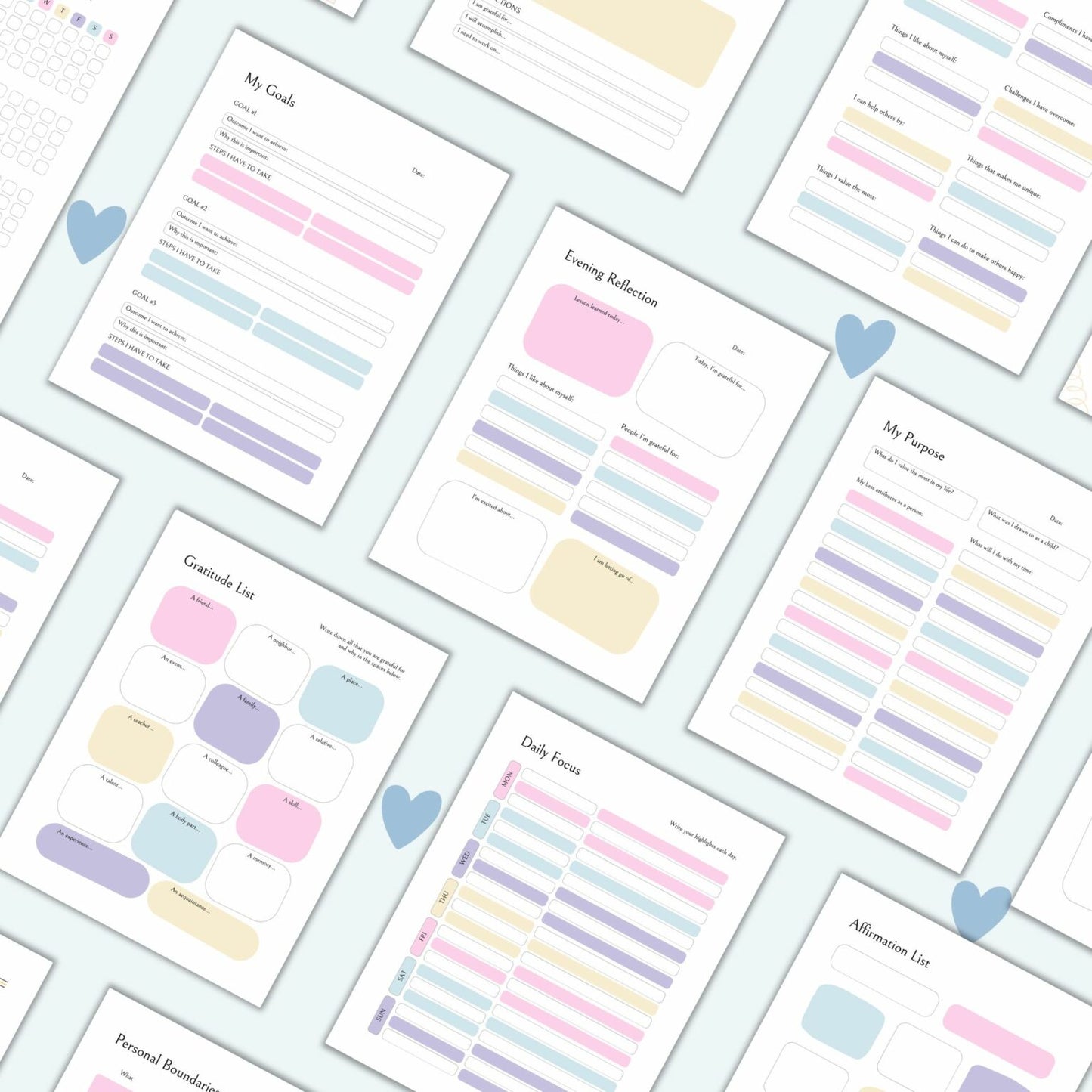 Mindfulness Journal Printable | Self-Care & Reflection Pages