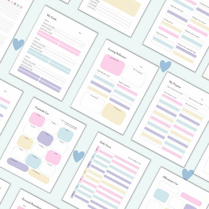 Mindfulness Journal Printable | Self-Care & Reflection Pages