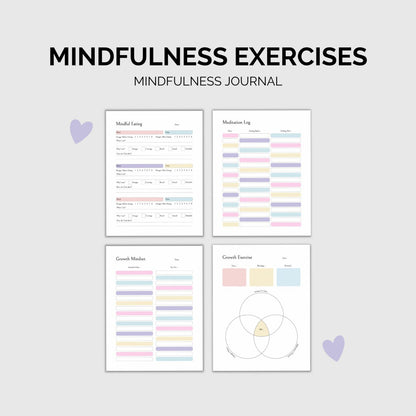 Mindfulness Journal Printable | Self-Care & Reflection Pages