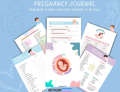 Pregnancy Journal: Your Comprehensive Guide to Motherhood Pregnancy JournalInkstagram studioPregnancy Journal: Your Comprehensive Guide to MotherhoodPregnancy Journal featuring checklists, birth plan, and self - care guide to track and cherish pregnancy moments.Pregnancy Journal