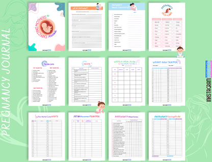 Pregnancy Journal: Your Comprehensive Guide to Motherhood Pregnancy JournalInkstagram studioPregnancy Journal: Your Comprehensive Guide to MotherhoodPregnancy Journal with comprehensive tracking and planning pages for expectant mothers.Pregnancy Journal
