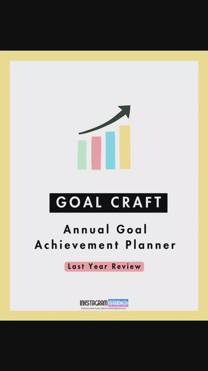 Annual Goal Achievement Planner: Your Guide to Success in a Physical Planner