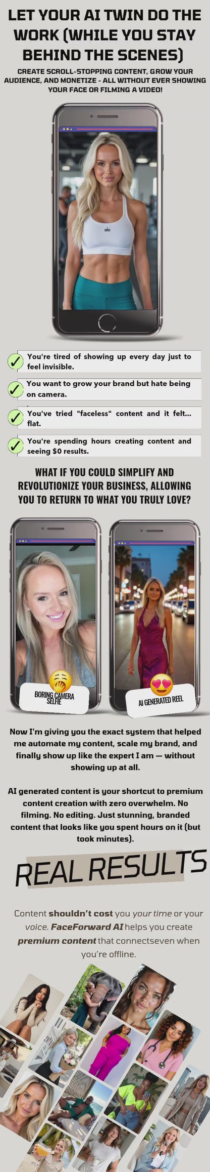 ✨ FaceForward AI™: Build Your AI Twin & Let It Do the Work ✨